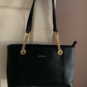Calvin Klein Saffiano Leather purse